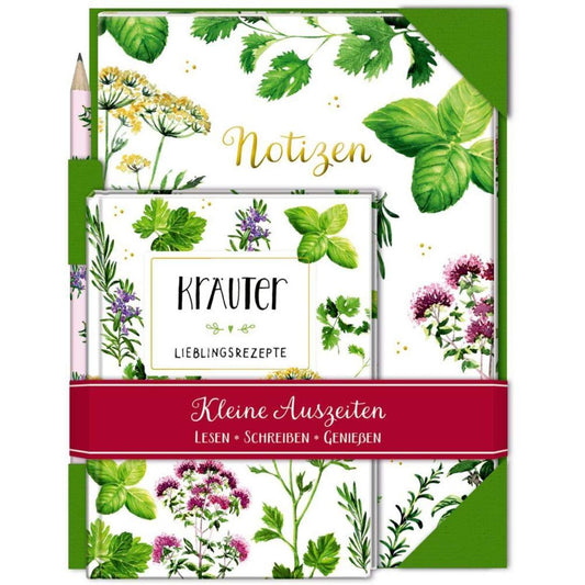 Hölker Verlag Kleine Auszeiten: Kräuter (Geschenkset)