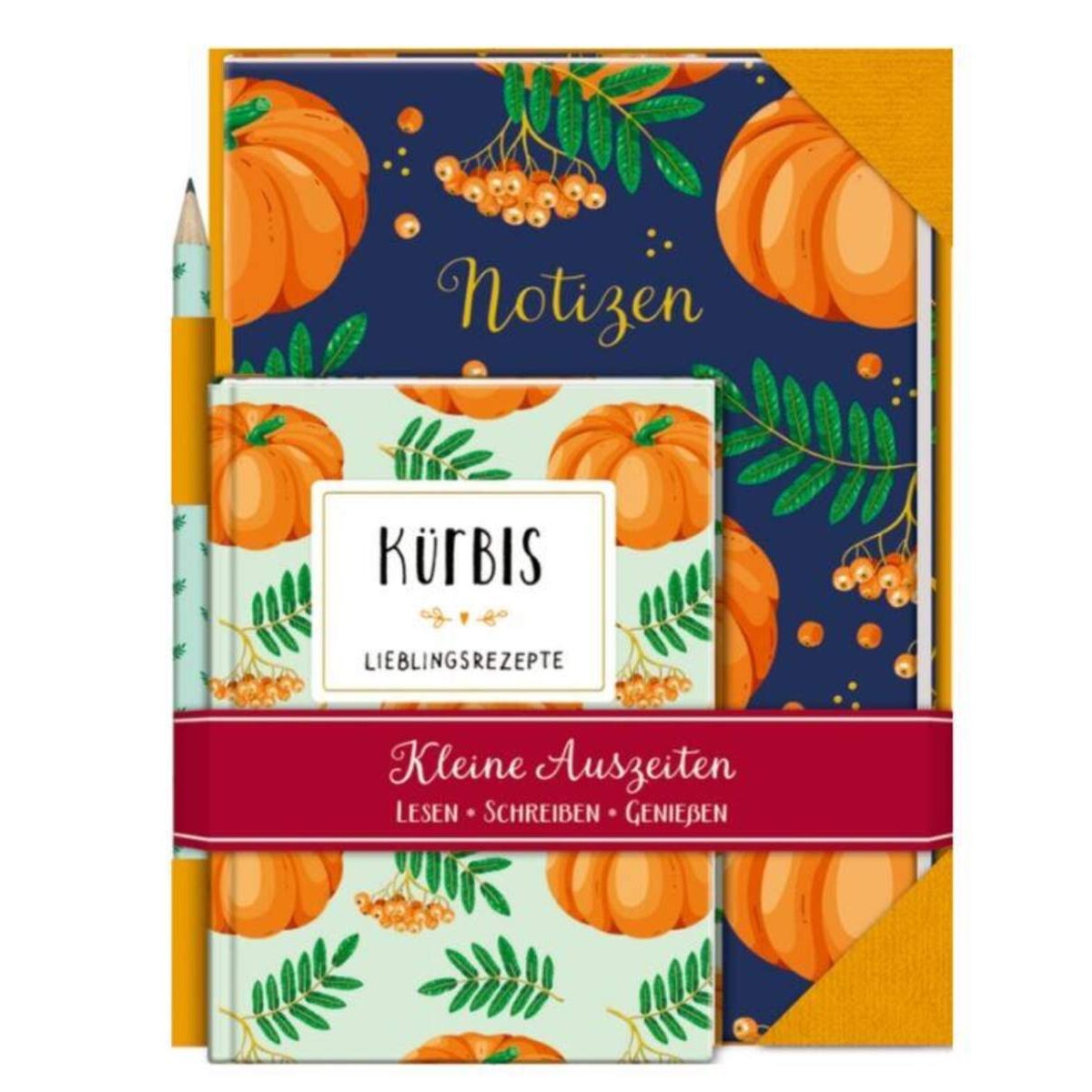 Hölker Verlag Kleine Auszeiten: Kürbis (Geschenkset)