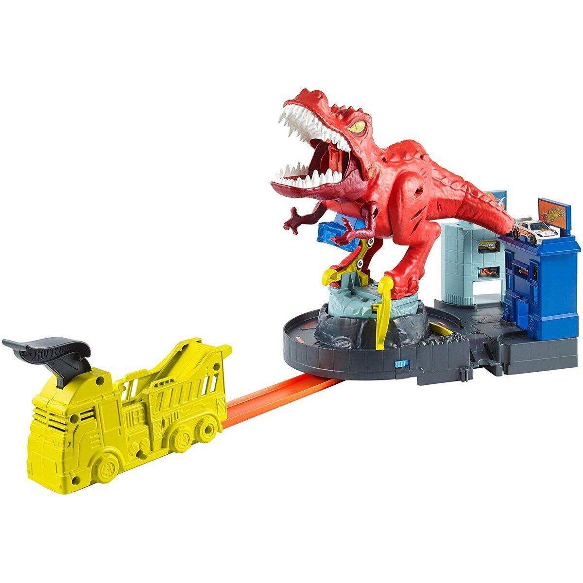 Hot Wheels City T-Rex Attacke Spielset