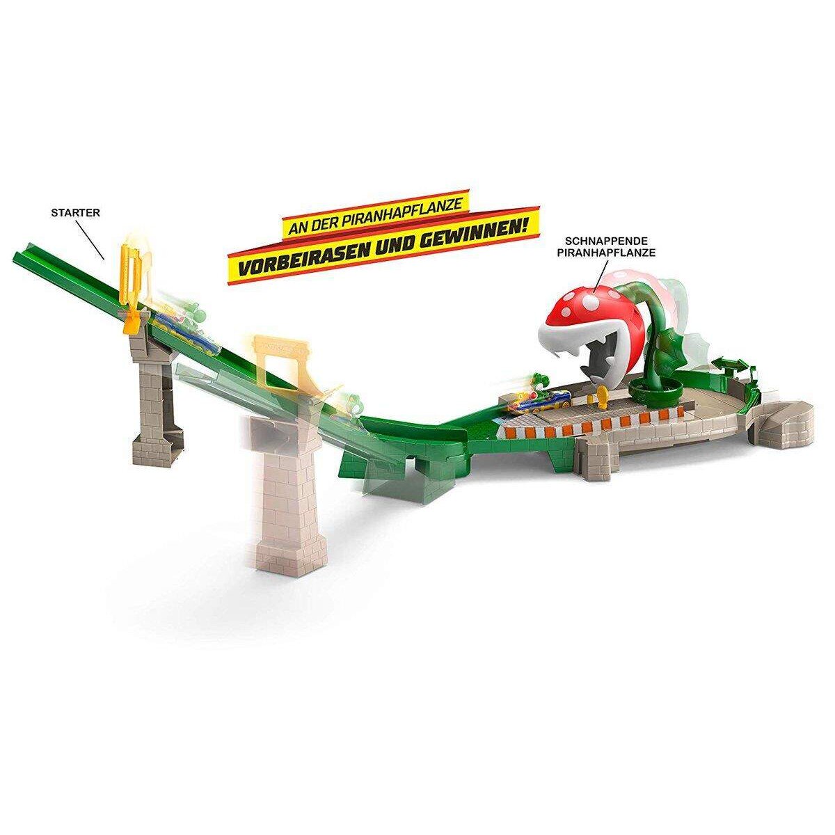 Hot Wheels Mario Kart Piranhapflanzen-Trackset