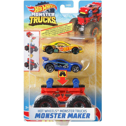 Mattel Hot Wheels Monster Maker Monster Trucks, 1 Stück, 3-fach sortiert