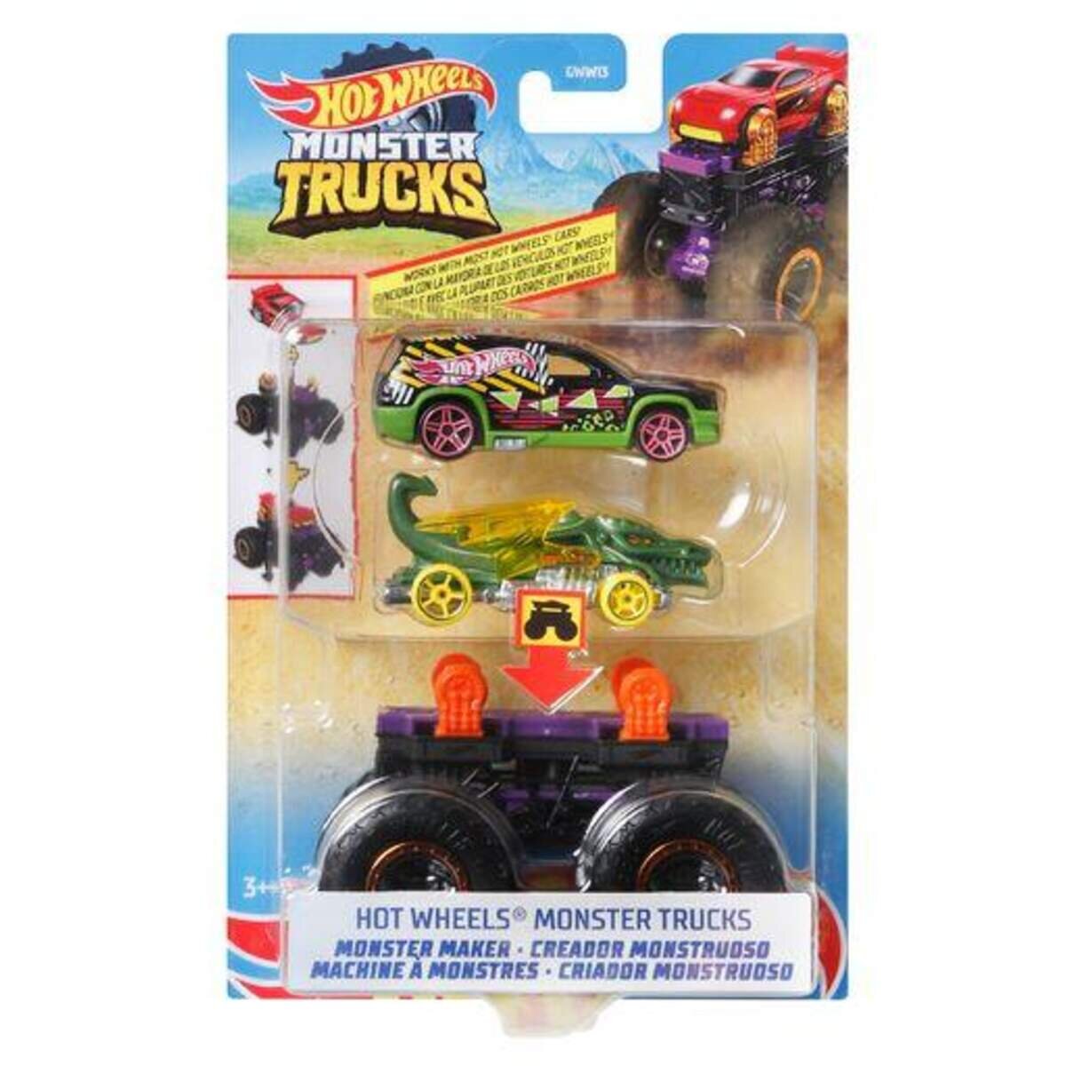 Hot Wheels Monster Trucks, 1 Stück, 8-fach sortiert