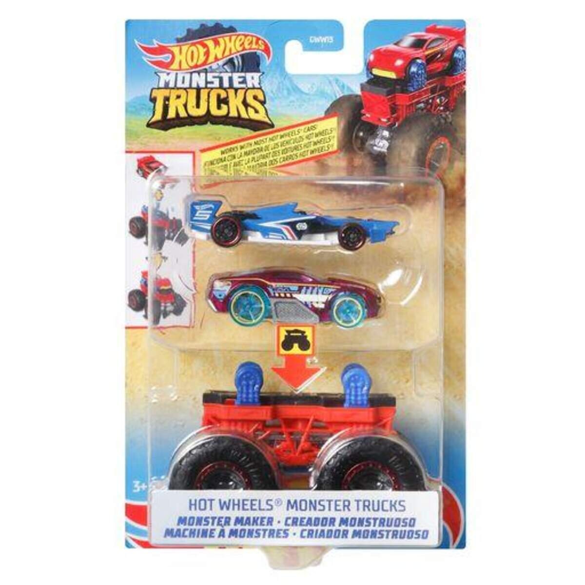 Hot Wheels Monster Trucks, 1 Stück, 8-fach sortiert