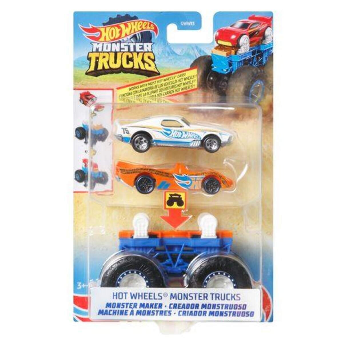 Hot Wheels Monster Trucks, 1 Stück, 8-fach sortiert