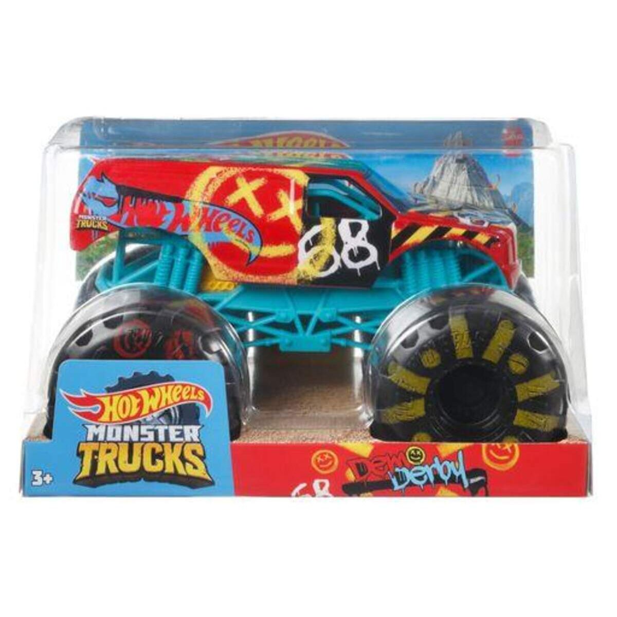 Hot Wheels Monster Trucks 1:24 Die-Cast Demo Derby