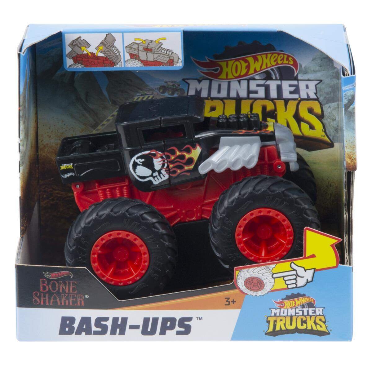 Mattel Hot Wheels Monster Trucks 1:43 Bash Ups, sortiert