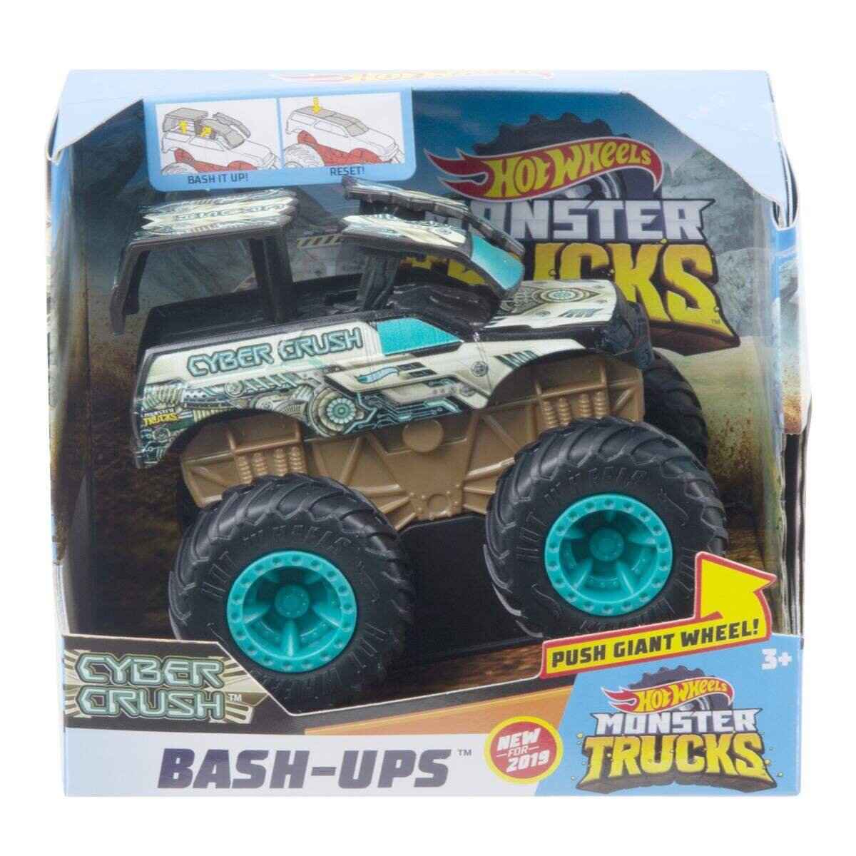 Mattel Hot Wheels Monster Trucks 1:43 Bash Ups, sortiert