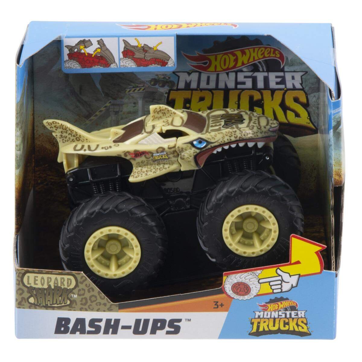 Mattel Hot Wheels Monster Trucks 1:43 Bash Ups, sortiert