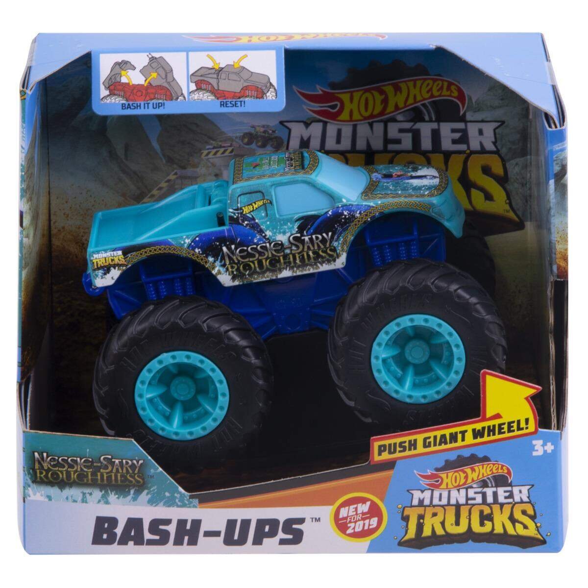 Mattel Hot Wheels Monster Trucks 1:43 Bash Ups, sortiert