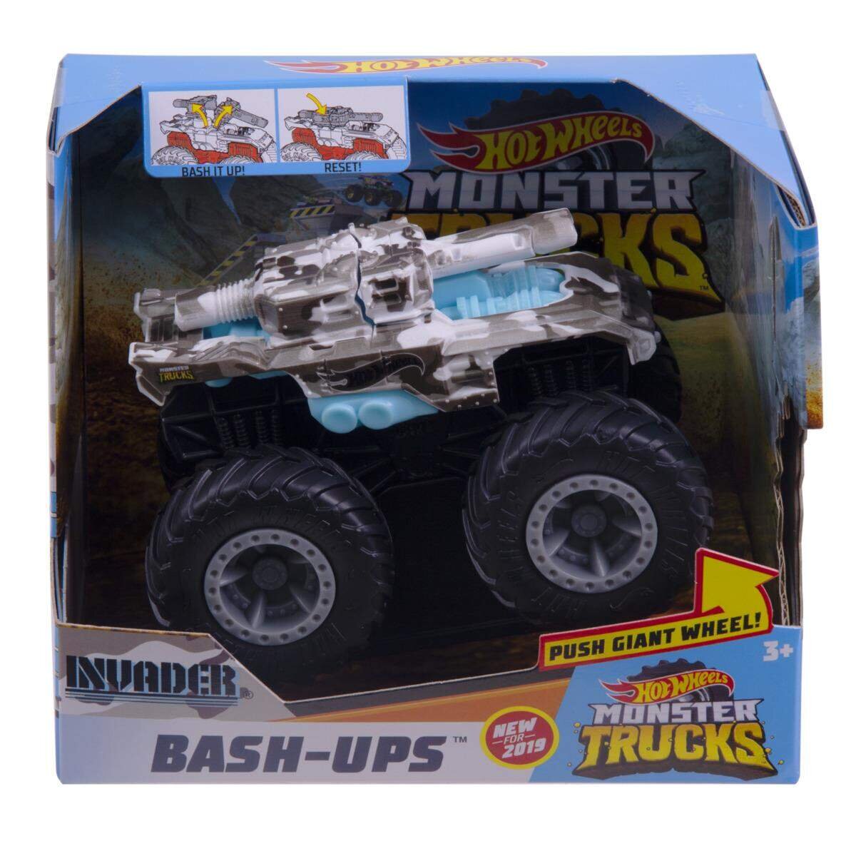 Mattel Hot Wheels Monster Trucks 1:43 Bash Ups, sortiert