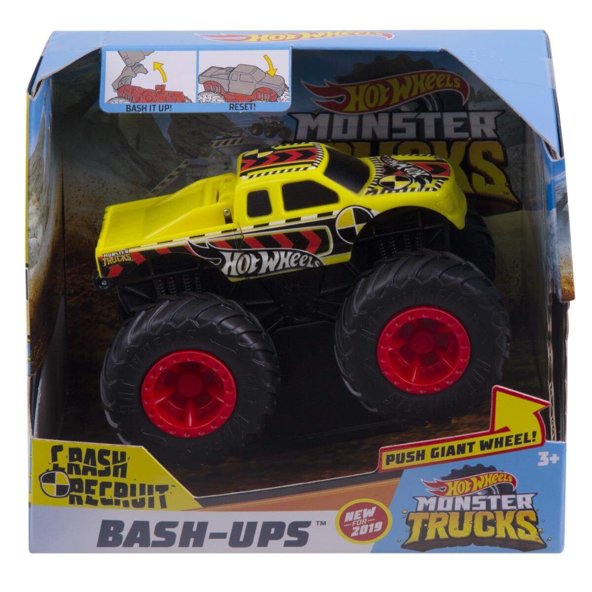 Mattel Hot Wheels Monster Trucks 1:43 Bash Ups, sortiert