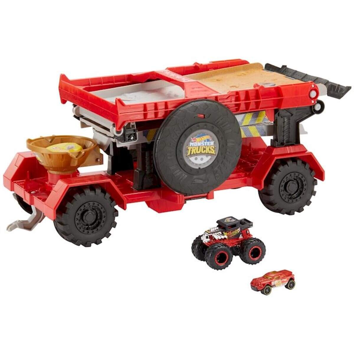 Hot Wheels Monster Trucks Abwärts Rampe