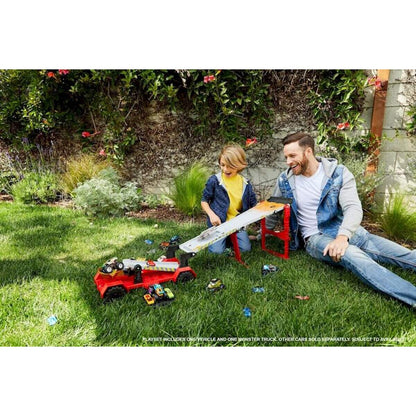 Hot Wheels Monster Trucks Abwärts Rampe