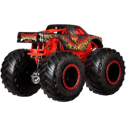 Hot Wheels Monster Trucks Die-Cast 2er-Pack Scorcher vs 32 Degrees 1:64