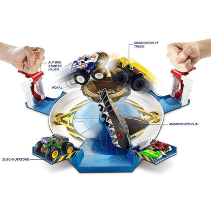 Hot Wheels Monster Trucks Hai Arena inklusive 2 Trucks