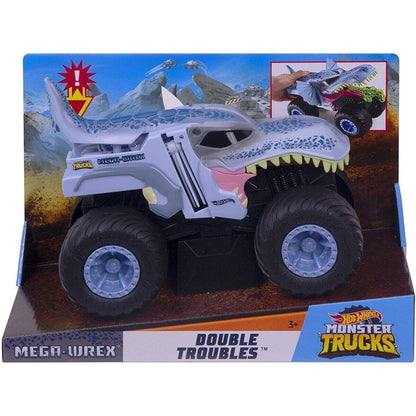 Hot Wheels Monster Trucks: Mega-Wrex Double Troubles, 1:24, 1 Stück, sortiert