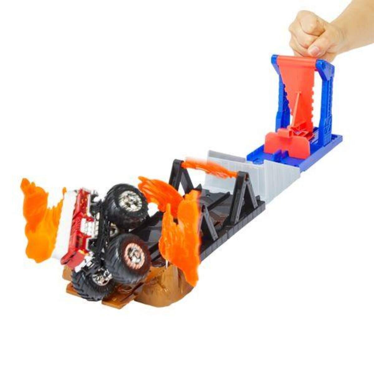 Hot Wheels Monster Trucks Spielset Fire Through