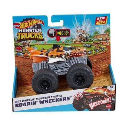 Mattel Hot Wheels Monster Trucks TigerShark-Truck mit Licht- und Geräuscheffekten