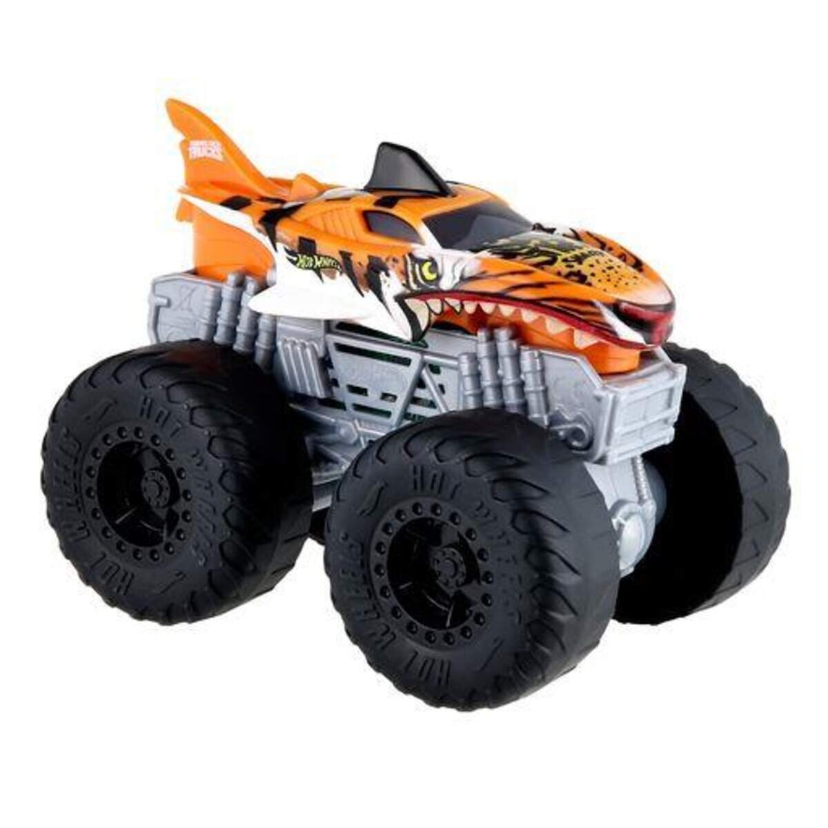 Mattel Hot Wheels Monster Trucks TigerShark-Truck mit Licht- und Geräuscheffekten