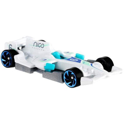 Hot Wheels Rennauto Designed by Nico Rosberg Sortiment, 1 Stück, 3-fach sortiert