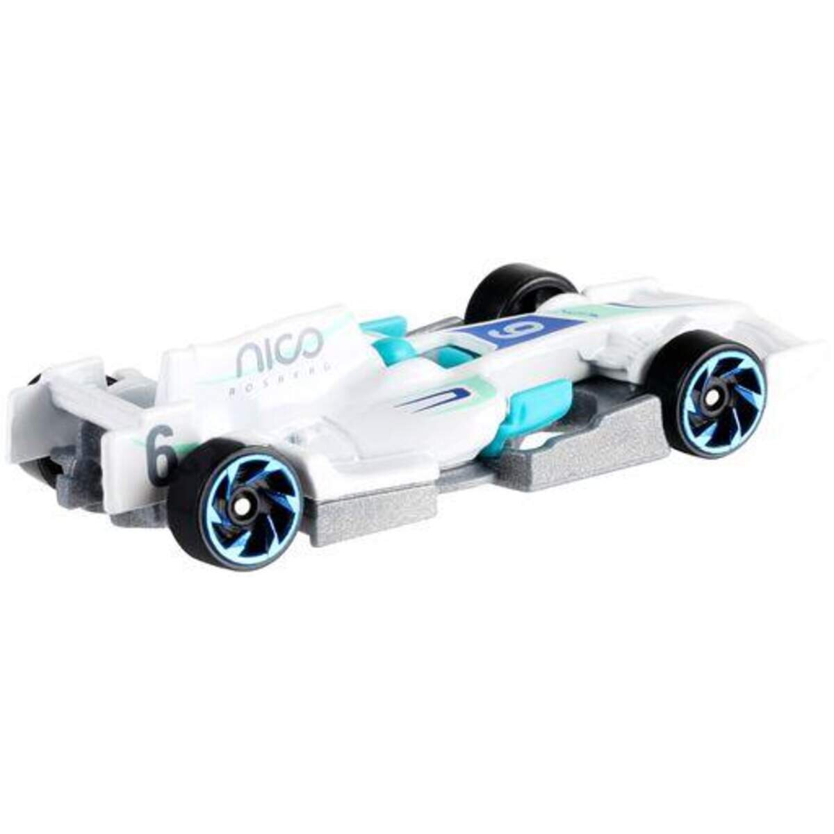 Hot Wheels Rennauto Designed by Nico Rosberg Sortiment, 1 Stück, 3-fach sortiert