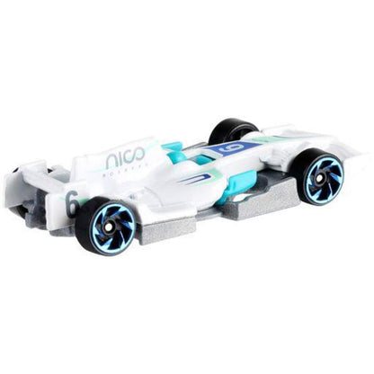 Hot Wheels Rennauto Designed by Nico Rosberg Sortiment, 1 Stück, 3-fach sortiert