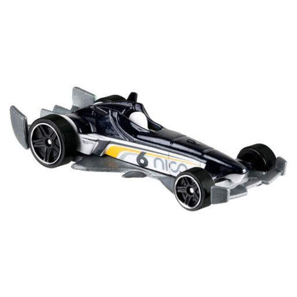 Hot Wheels Rennauto Designed by Nico Rosberg Sortiment, 1 Stück, 3-fach sortiert