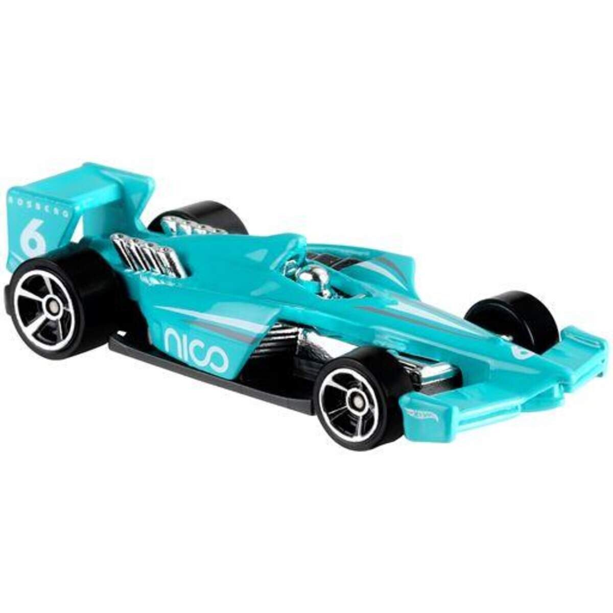 Hot Wheels Rennauto Designed by Nico Rosberg Sortiment, 1 Stück, 3-fach sortiert