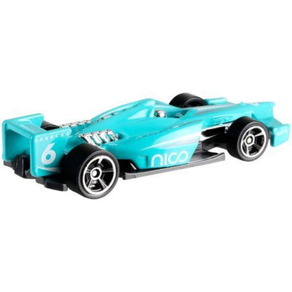 Hot Wheels Rennauto Designed by Nico Rosberg Sortiment, 1 Stück, 3-fach sortiert