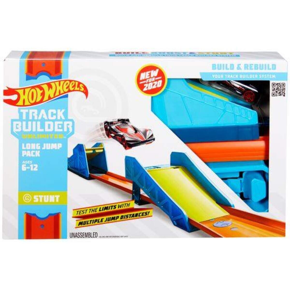 Hot Wheels Track Builder Pack vielseitige Stunt Sets, 1 Set, 4-fach sortiert