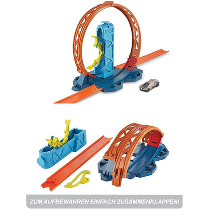 Hot Wheels Track Builder Unlimited Looping-Kicker-Set inkl. 1 Spielzeugauto