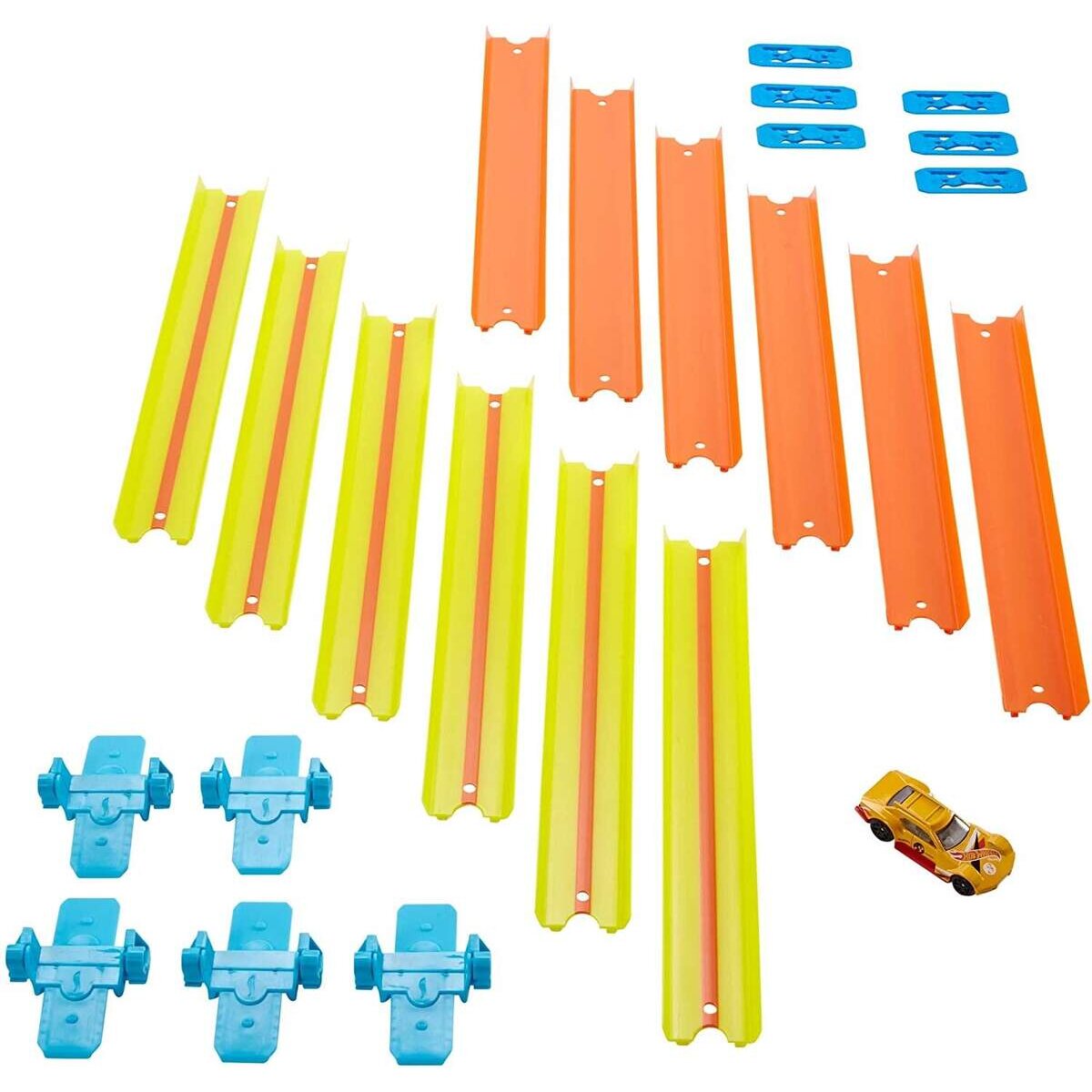 Hot Wheels Track Builder Unlimited Zusammenklappbares Trackset inkl. 1 Spielzeugauto