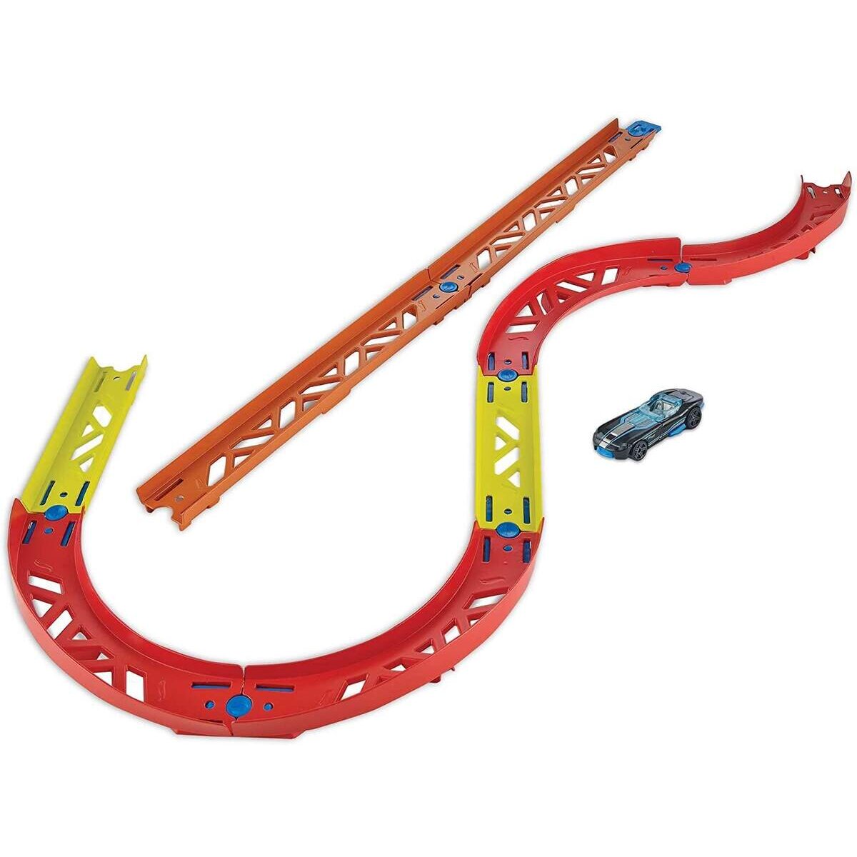 Hot Wheels Track Builder Unlimited Premium-Kurven-Set inkl. 1 Spielzeugauto