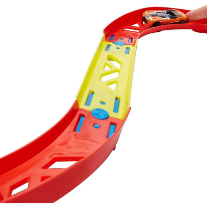 Hot Wheels Track Builder Unlimited Premium-Kurven-Set inkl. 1 Spielzeugauto