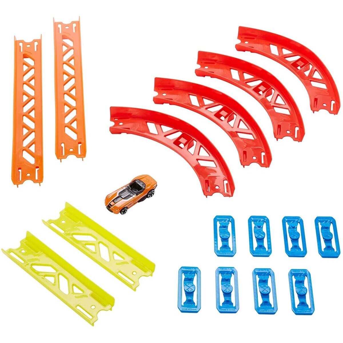 Hot Wheels Track Builder Unlimited Premium-Kurven-Set inkl. 1 Spielzeugauto