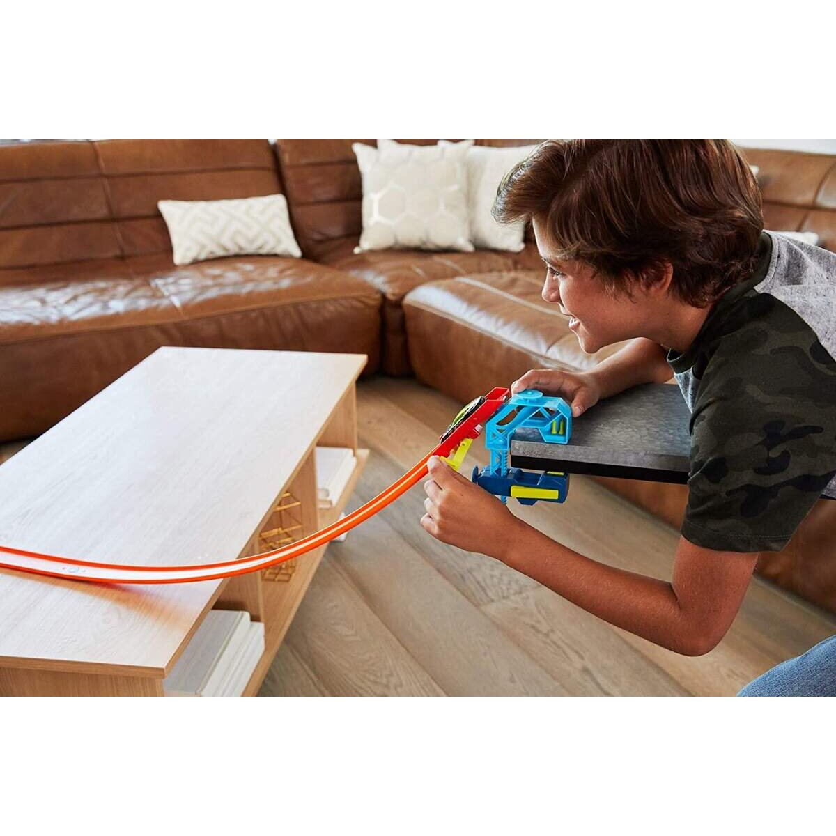 Hot Wheels Track Builder Unlimited Speed-Pack mit Befestigung inkl. 1 Spielzeugauto