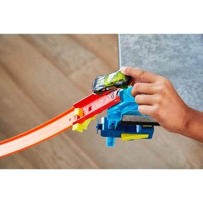 Hot Wheels Track Builder Unlimited Speed-Pack mit Befestigung inkl. 1 Spielzeugauto
