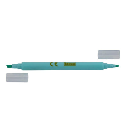 Idena Duo-Marker Pastell 6 Stück, zwei Spitzen, Strichstärke 1 4 mm