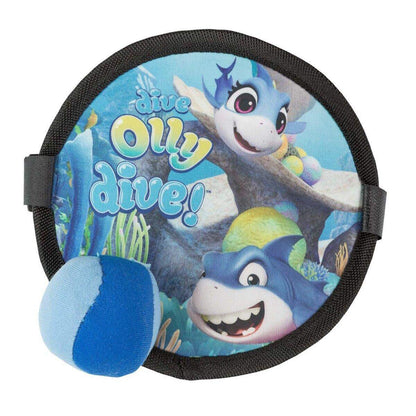 Idena Soft Klettballspiel Tauch, Timmy, Tauch! ca. 19 cm, blau