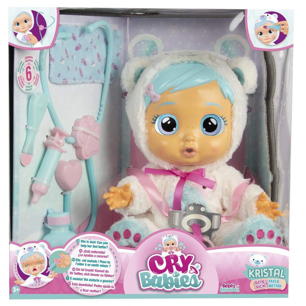 IMC Toys Cry Babies Kristal wird gesund, 33 cm