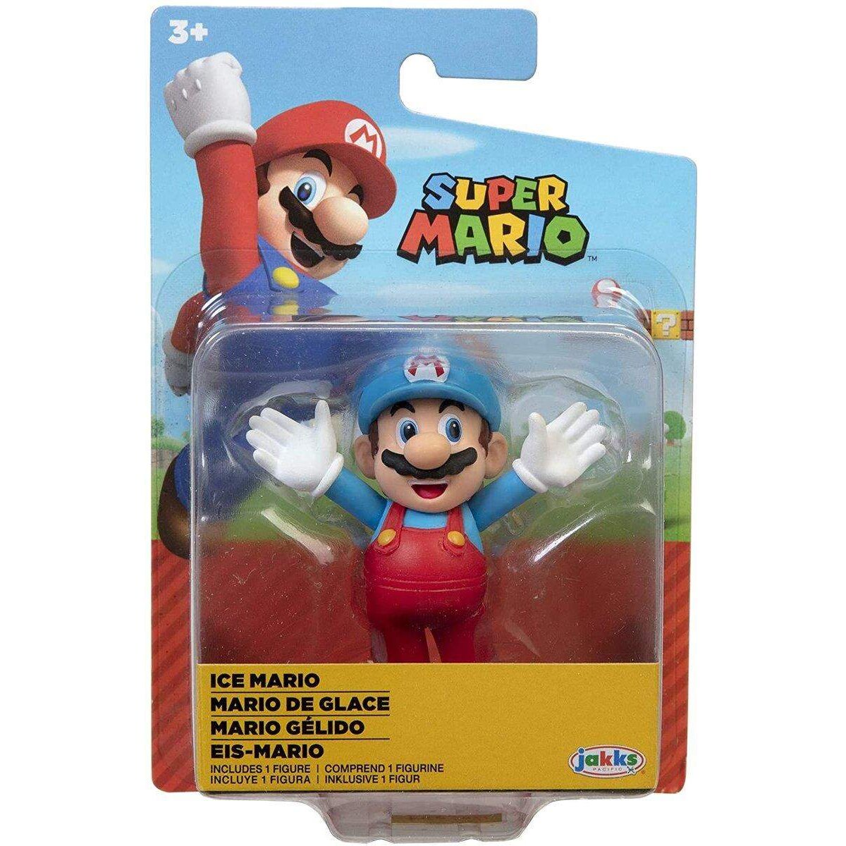 Jakks Pacific Super Mario Figur Eis-Mario, 6 cm