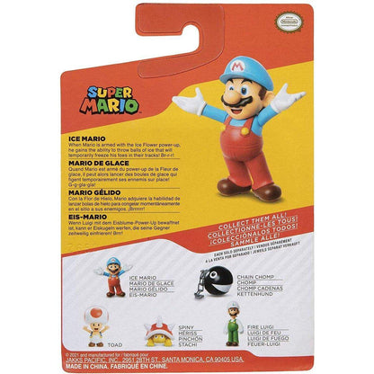 Jakks Pacific Super Mario Figur Eis-Mario, 6 cm