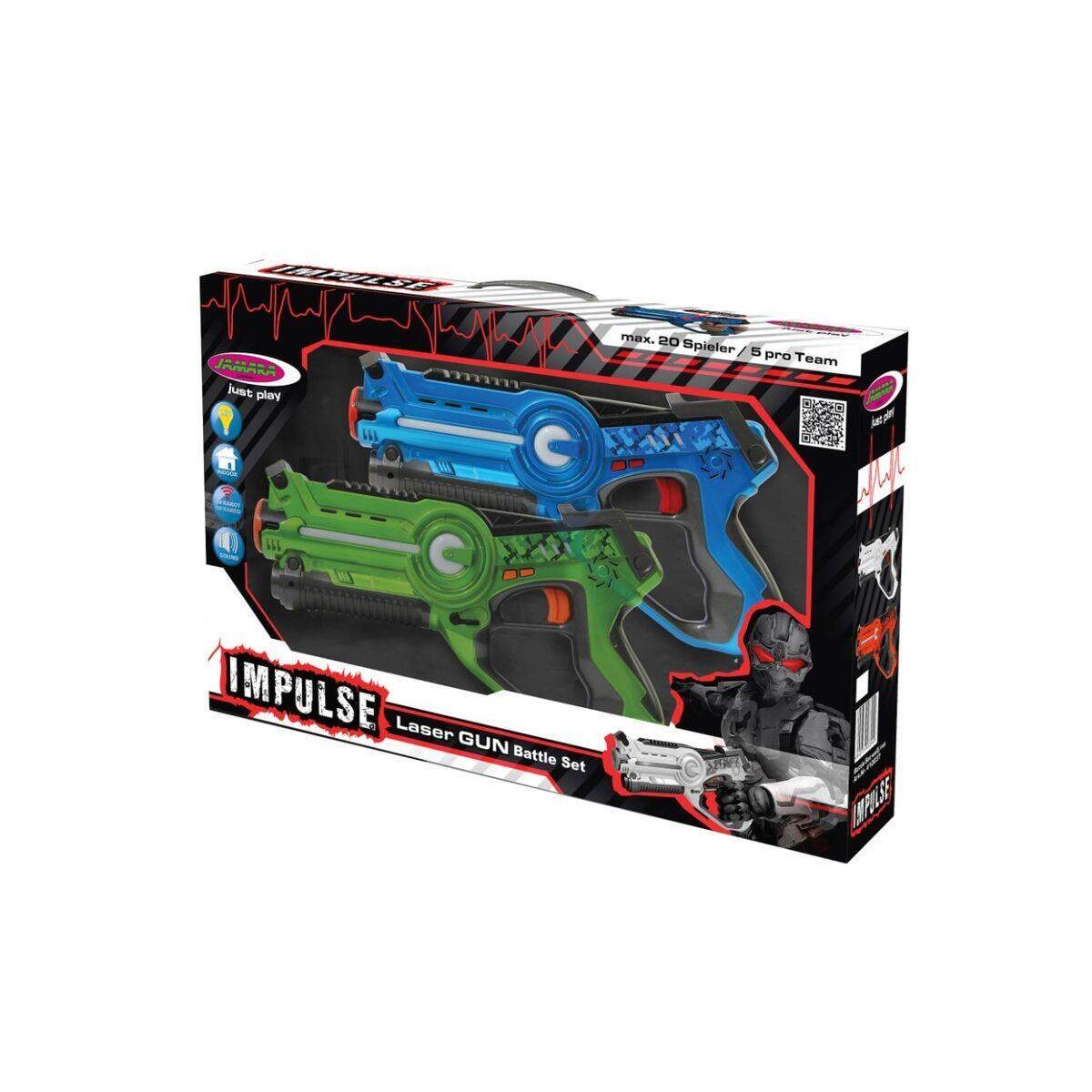 Jamara Impulse Laser Battle Set blau-grün