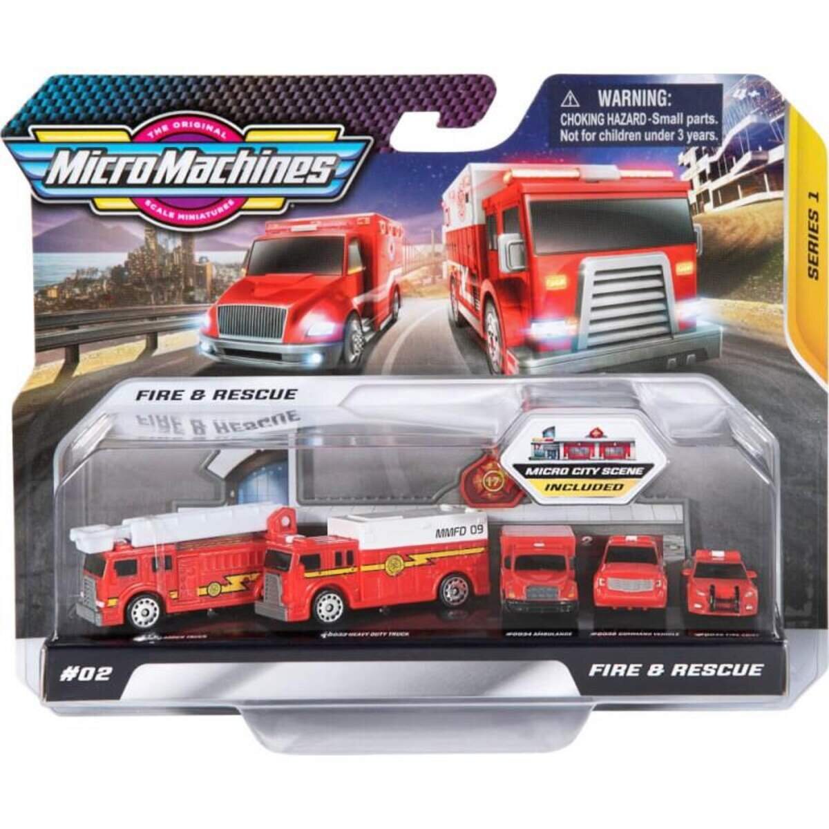 Jazwares Micro Machines Welt 5er Pack, 1 Packung, sortiert