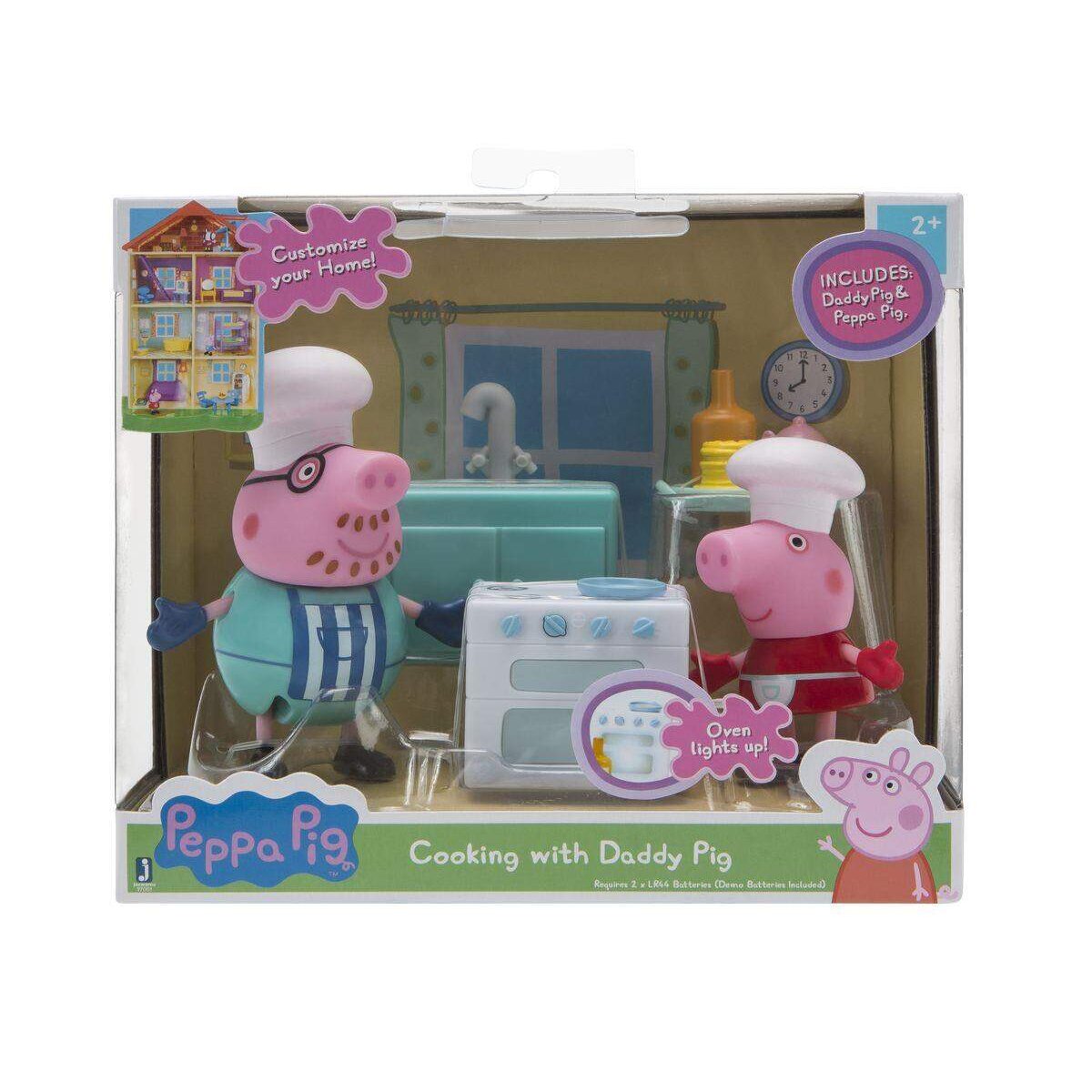 Jazwares Peppa Wutz Kochspaß mit Papa Wutz