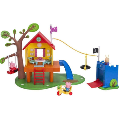 Jazwares Peppa Wutz Peppas Baumhaus und Schorschs Burg