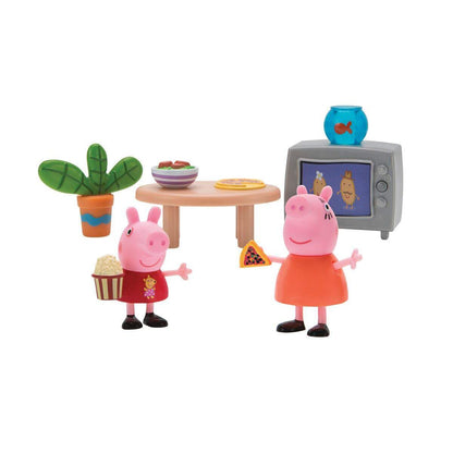Jazwares Peppa Wutz Zimmer Spielset 1 Stück, 4-fach sortiert