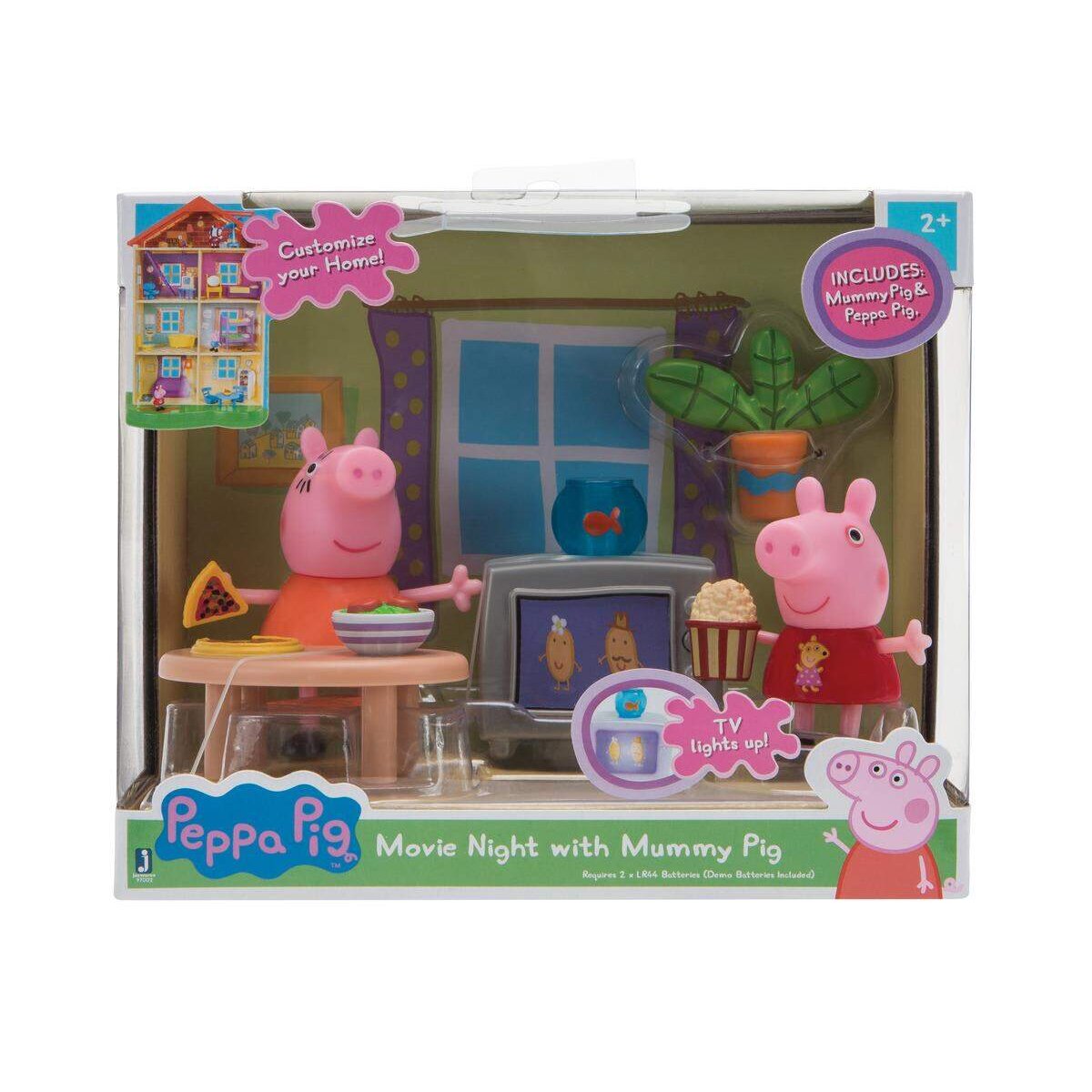 Jazwares Peppa Wutz Zimmer Spielset 1 Stück, 4-fach sortiert