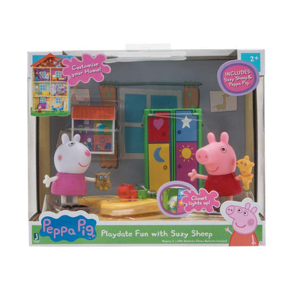 Jazwares Peppa Wutz Zimmer Spielset 1 Stück, 4-fach sortiert