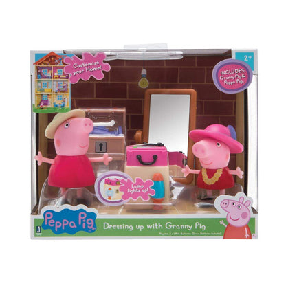 Jazwares Peppa Wutz Zimmer Spielset 1 Stück, 4-fach sortiert